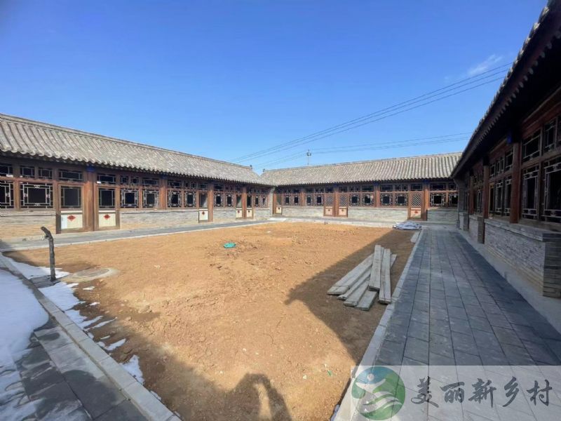 北京延庆农村院子出租-仿古建筑景色观长城大院出租