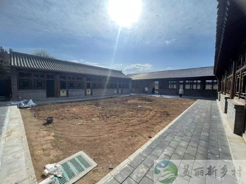 北京延庆农村院子出租-仿古建筑景色观长城大院出租