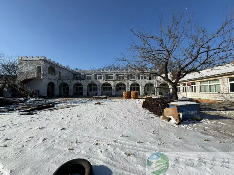 北京延庆农村院子出租-雪1200平米风景艺术建筑小院出租