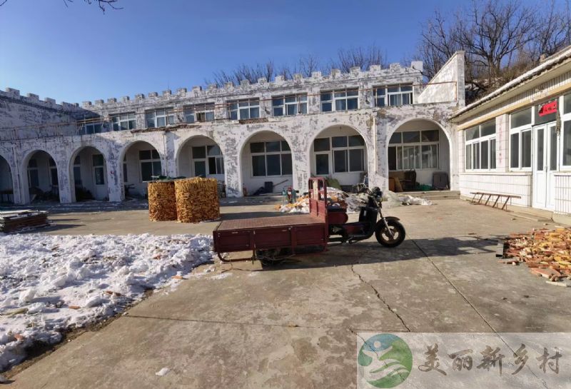 北京延庆农村院子出租-雪1200平米风景艺术建筑小院出租