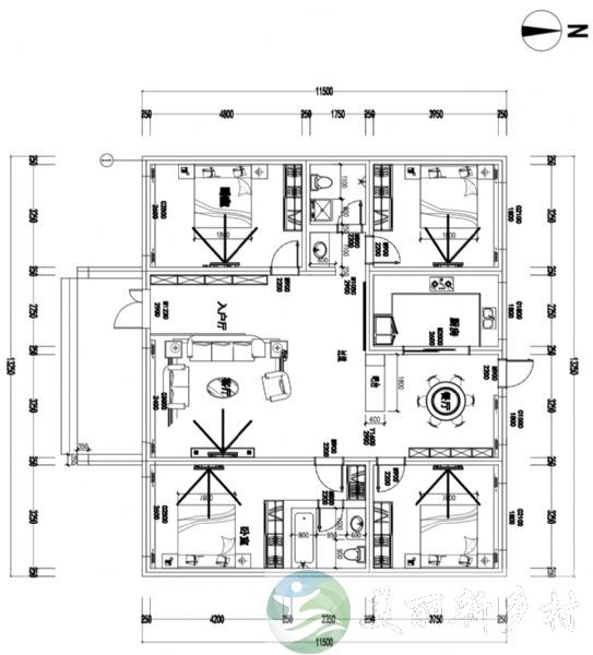 河北廊坊农村院子出租-三河市皇庄镇新房村宅基地房屋出租