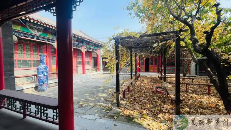 北京顺义马坡经典四合院-二进院垂花门抄手游廊观光亭