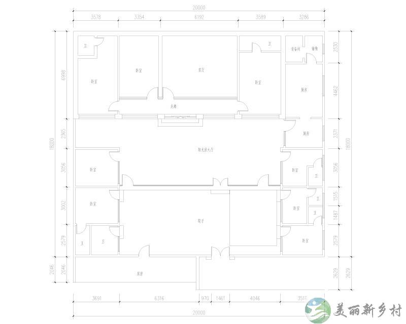 北京市密云区石城镇王庄村农村院子出租，整院3万一年，半院2万一年