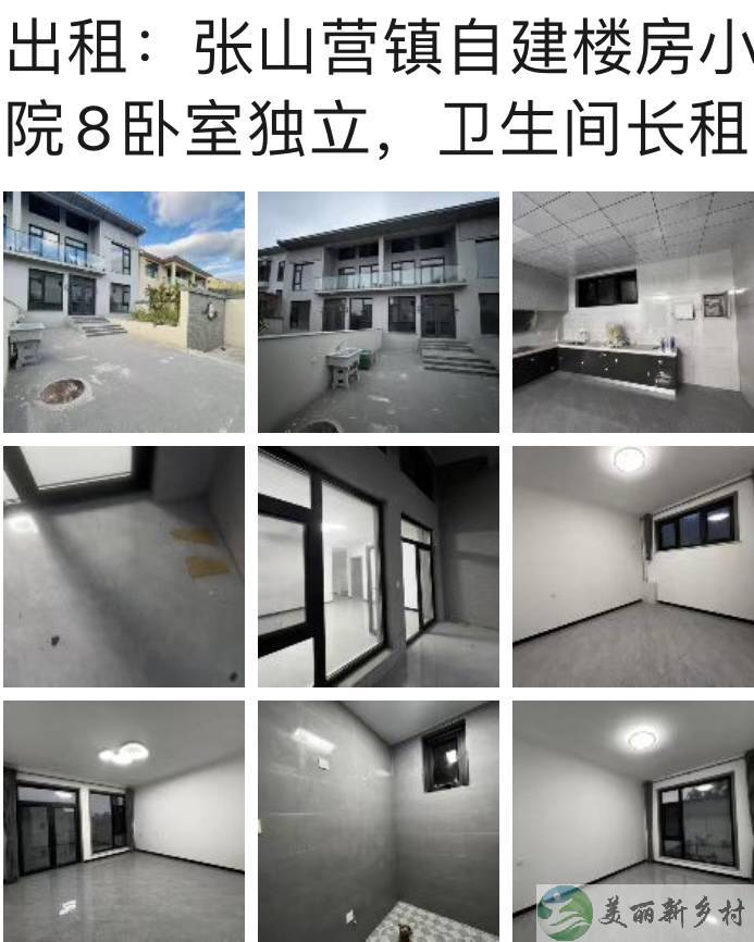 张山营镇两层半别墅出租