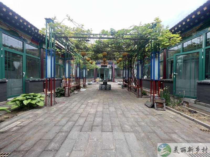 杨镇中式院子里外院有花园菜地