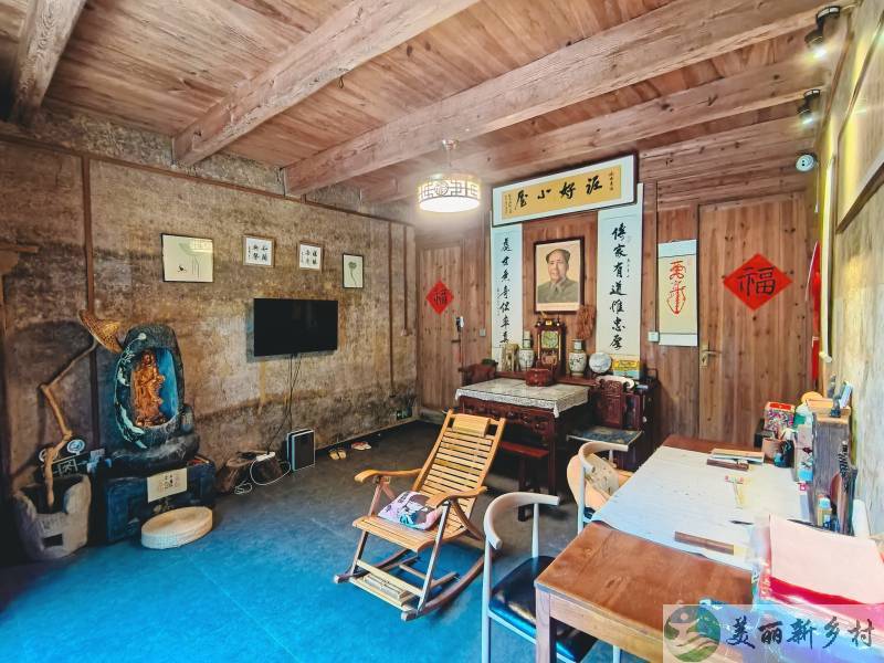 安徽黄山市榆村乡郑湾村皖南休宁山区康养土楼出租（拎包入住）