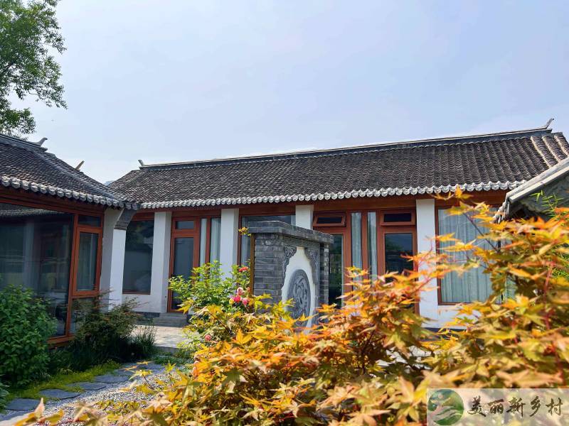 北京怀柔农村院子出租-九渡河镇怀九河畔村里中式院子出租