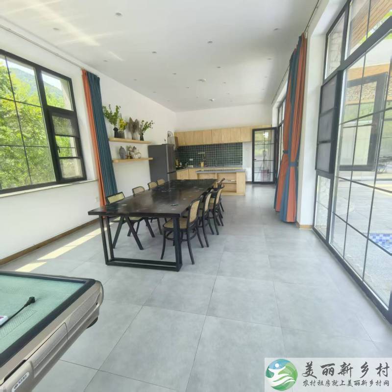 北京延庆八达岭长城脚下精装农村院子-500平米山中隐小院出租，拎包住，可年付