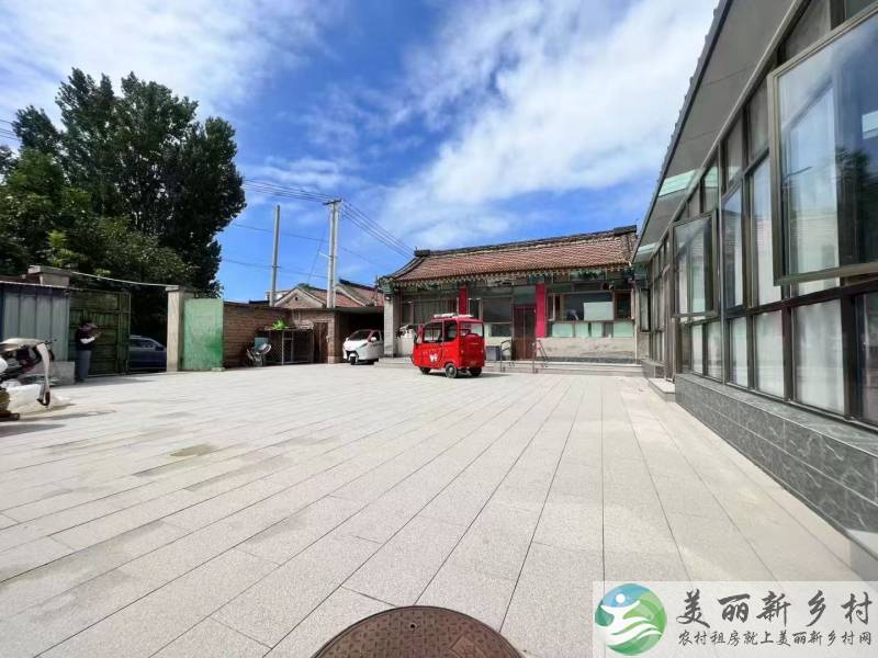 顺义李桥镇大院-正房八间可长租可改造