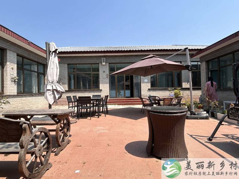 北京怀柔水库岸边350平米大院出租
