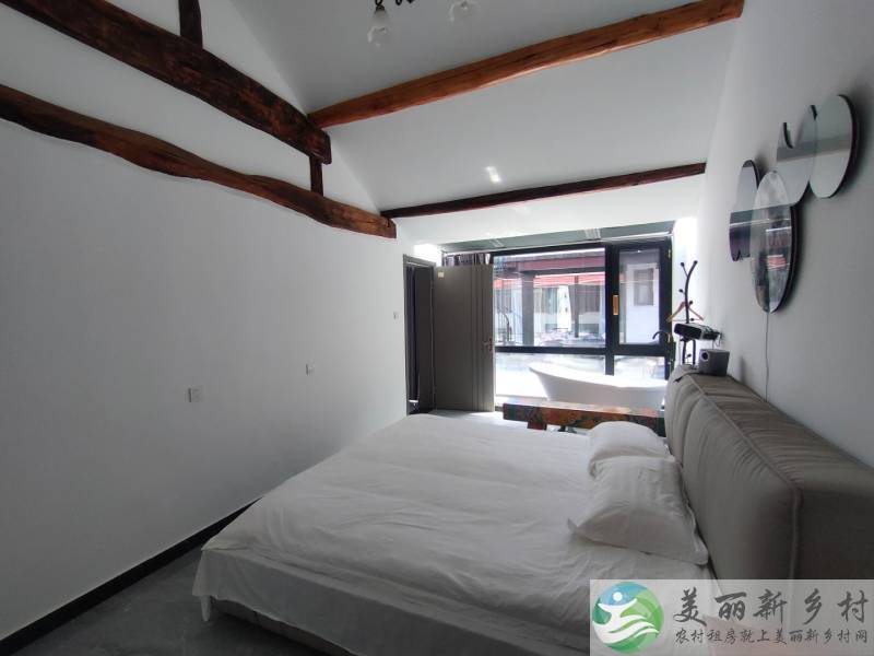 密云大城子镇精品大院拎包入住游泳池~山水民居69号院
