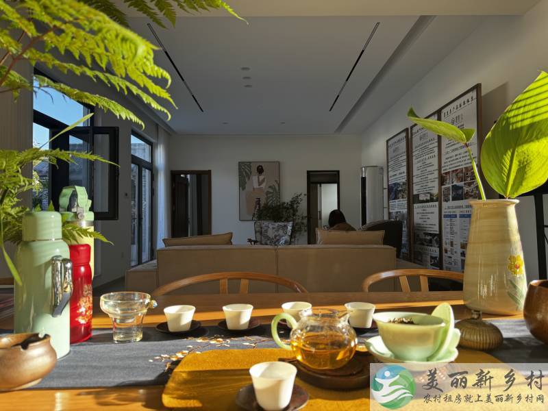 顺义舞彩浅山腹地 墨里山居新建独立双拼合院-2个独立专属车位+2亩私属农场+150平米外跨院花园+9.8米宽厅