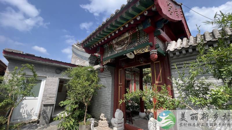 顺义李桥仿古合院-二进院古香古色可长租