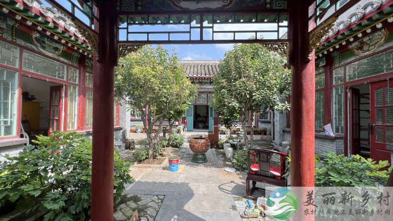 顺义李桥仿古合院-二进院古香古色可长租