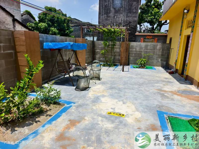 广东江门市农村院子出租-整栋出租，游玩方便，食住自甶交通方便