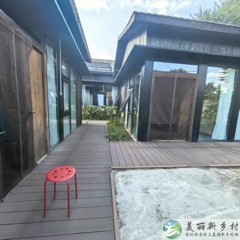 北京延庆农村院子-山林茅草意境十卧室民宿大院出租