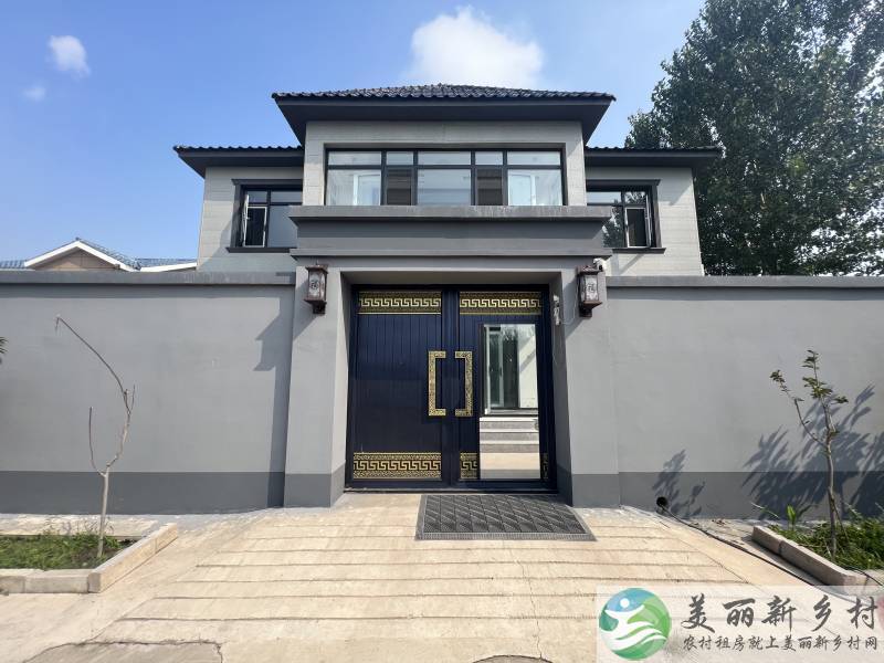 顺义李遂，二层独栋，院子外面有菜地