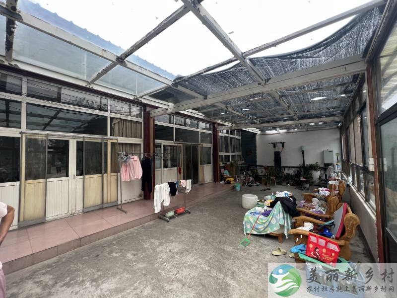 北务村边院子，种菜，放货，养花