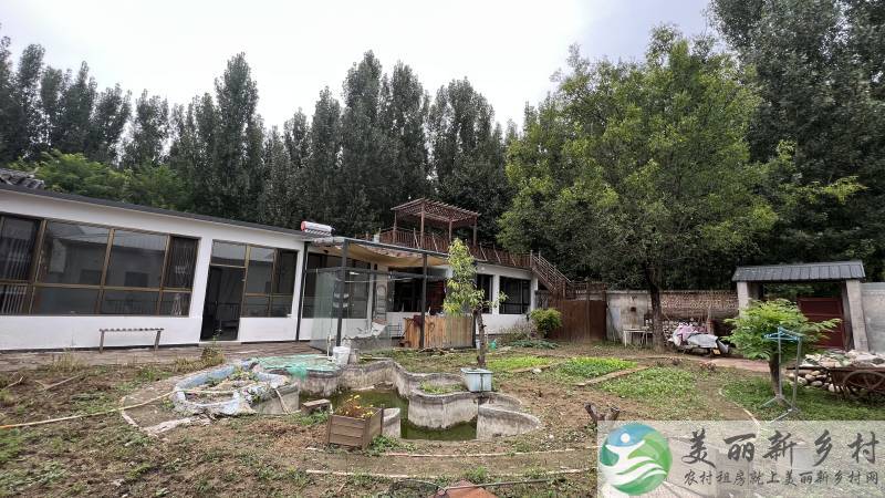 顺义北石槽镇风格小院-把村边/有鱼池/露台