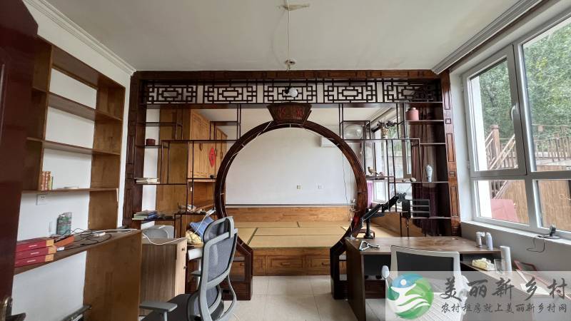 顺义北石槽镇风格小院-把村边/有鱼池/露台
