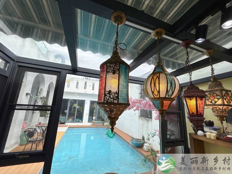 北京怀柔黄花城水长城景区艺术家四居院子，超大观景露台，院后15分钟上长城，院前有青山绿水