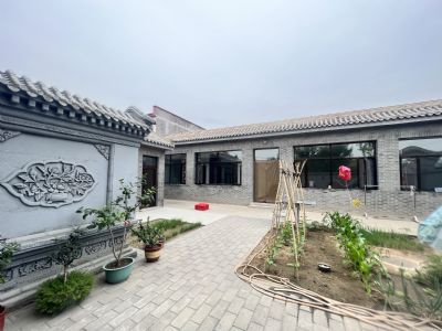 北京顺义李桥古色古香农村小院出租-三室三卫地暖小院