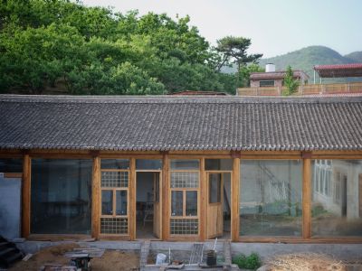 北京懷柔六渡河450平米河邊民宿出租